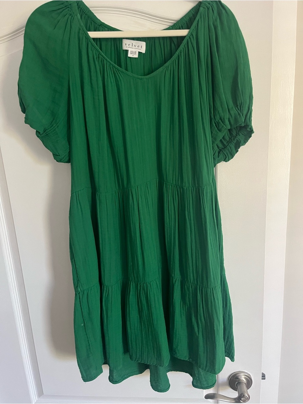 Green Velvet dress